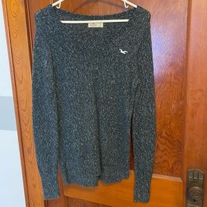 Grey V Neck Sweater